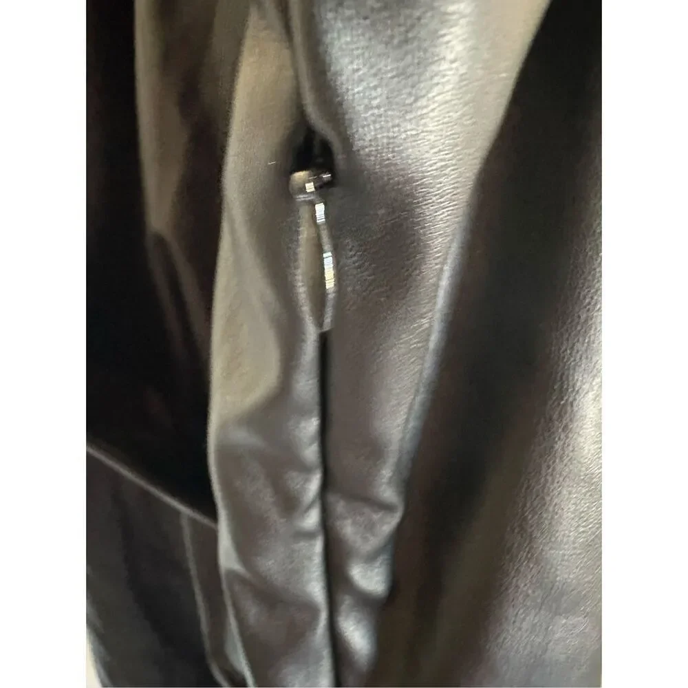 NWT Michael Kors plus size faux leather wrap dress Size petite XL